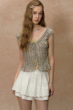 White Lace Summer Skirt