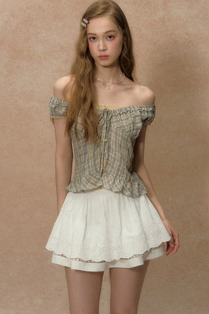 White Lace Summer Skirt