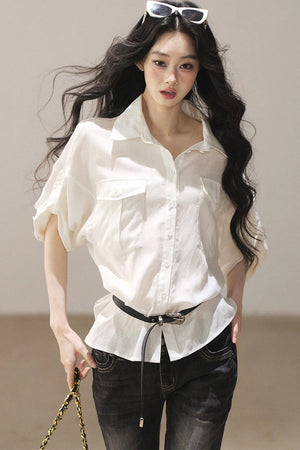 White Linen Shirt Set-Up