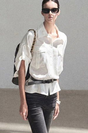 White Linen Shirt Set-Up