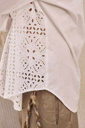 White Long-Sleeved Shirt