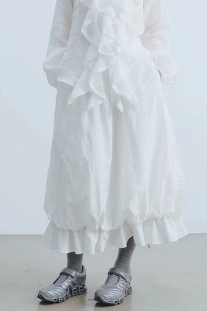White Nest Lantern Skirt