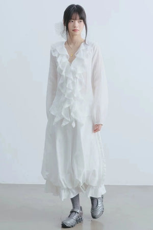 White Nest Lantern Skirt