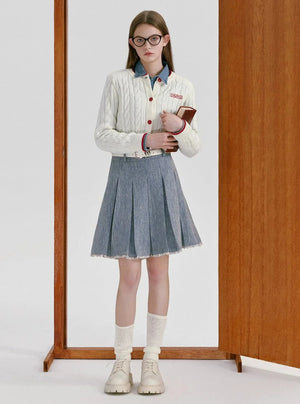 WhyBerry Knit Short Coat