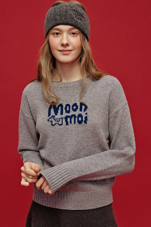 Wide-Brimmed Wool Jacquard Headband