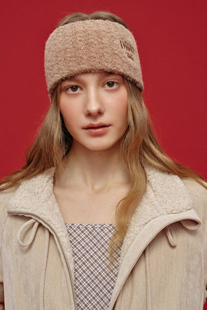Wide-Brimmed Wool Jacquard Headband