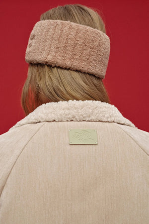 Wide-Brimmed Wool Jacquard Headband