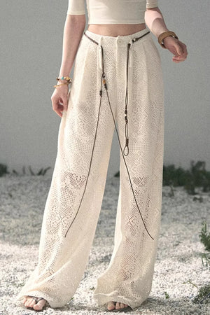 Wide-Leg Summer Pants