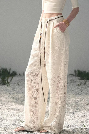 Wide-Leg Summer Pants