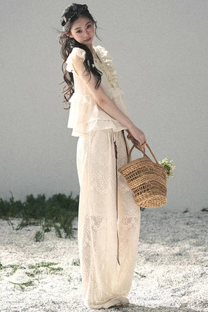 Wide-Leg Summer Pants