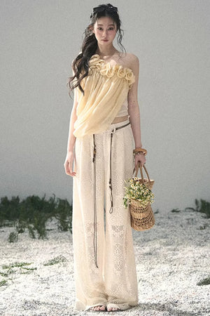 Wide-Leg Summer Pants