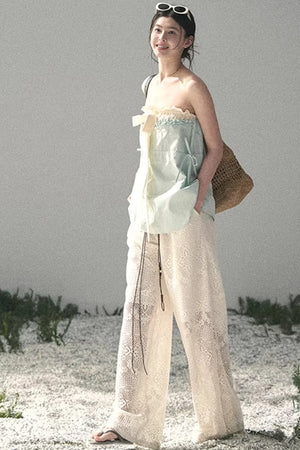 Wide-Leg Summer Pants