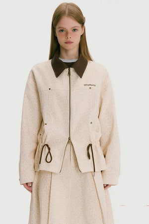 Wild Strawberry Drawstring Jacket