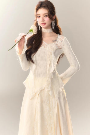 Wild White Tea Skirt Set-Up