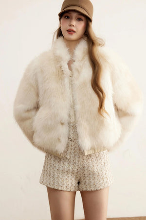 Winter Cocoon Furry Coat