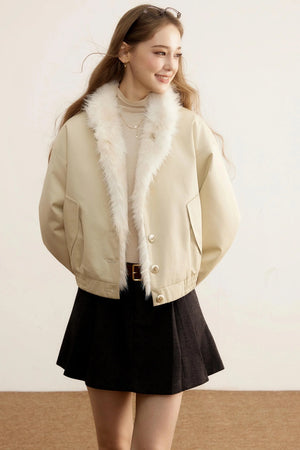 Winter Cocoon Furry Coat