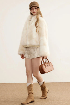Winter Cocoon Furry Coat