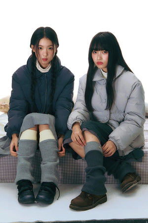 Winter Curved Pocket Cotton Jacket