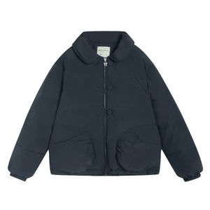Winter Curved Pocket Cotton Jacket
