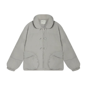Winter Curved Pocket Cotton Jacket