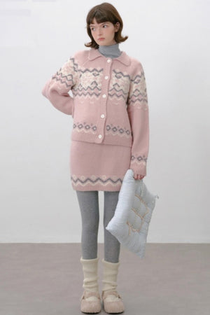 Winter Fair Island Knitted Skirt
