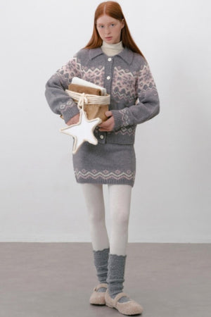 Winter Fair Island Knitted Skirt