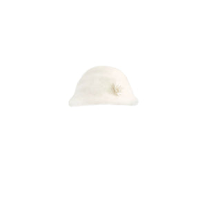 Winter Floral Beret Hat