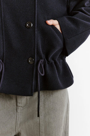 Winter Hooded Crop Coat