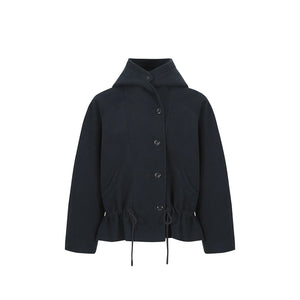 Winter Hooded Crop Coat