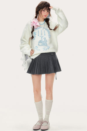 Winter Jacquard Crew Sweater