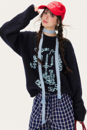 Winter Jacquard Crew Sweater