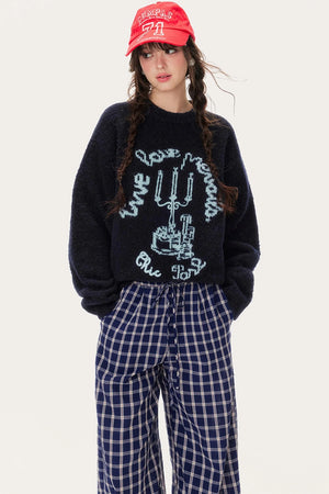 Winter Jacquard Crew Sweater