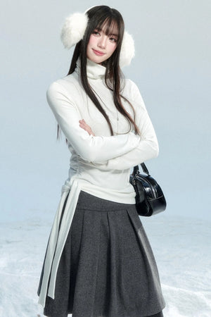 Winter Lace High Neck Top