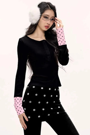 Winter Polka Dot Pants