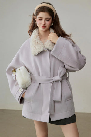 Winter Silhouette Woolen Coat