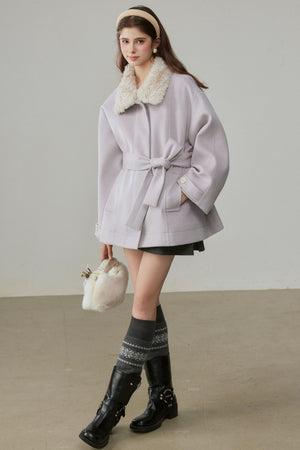 Winter Silhouette Woolen Coat