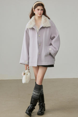Winter Silhouette Woolen Coat