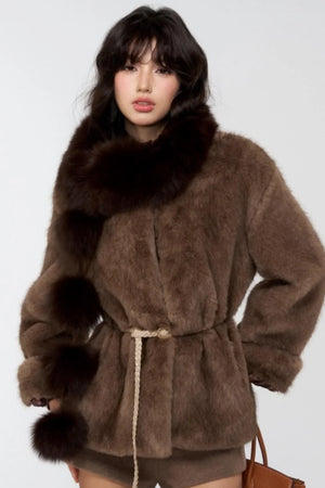 Winter Warm Fox Fur Scarf