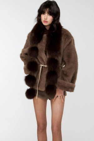 Winter Warm Fox Fur Scarf