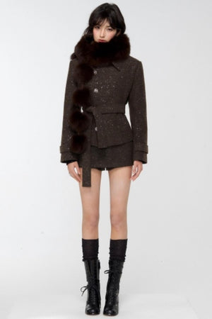 Winter Warm Fox Fur Scarf