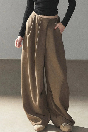 Women's Loose Wide-Leg Trousers