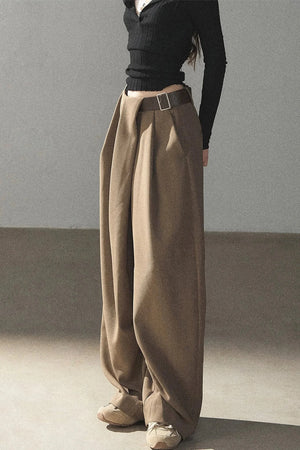 Women's Loose Wide-Leg Trousers