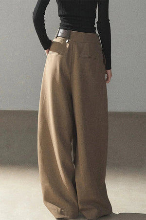 Women's Loose Wide-Leg Trousers