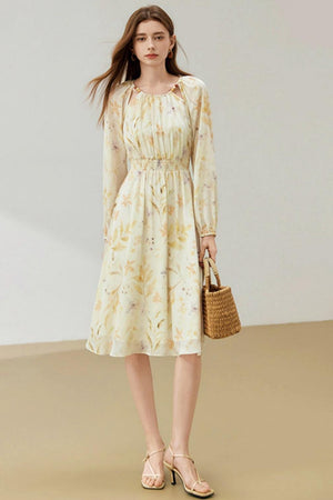 Women's Seaside Vacation Floral Dress