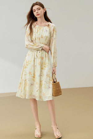 Women's Seaside Vacation Floral Dress
