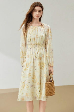 Women's Seaside Vacation Floral Dress