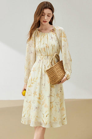 Women's Seaside Vacation Floral Dress