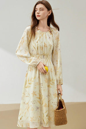 Women's Seaside Vacation Floral Dress