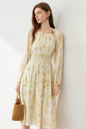Women's Seaside Vacation Floral Dress