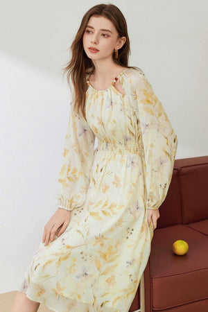 Women's Seaside Vacation Floral Dress